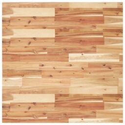 Berkfield Home Table Top Square 80x80x4 cm Solid Wood Acacia in Brown - Size: 80 x 80 x 4 cm - thumbnail 2