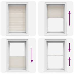 Berkfield Home Plisse Blind 80x100cm Creme in Cream - Size: 80x100 cm - thumbnail 6