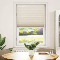 Berkfield Home Plisse Blind 80x100cm Creme in Cream - Size: 80x100 cm - thumbnail 2