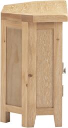 Seconique Windsor Ivory Corner TV Unit (Fully Assembled) in Light Oak - thumbnail 5