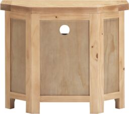 Seconique Windsor Ivory Corner TV Unit (Fully Assembled) in Light Oak - thumbnail 6