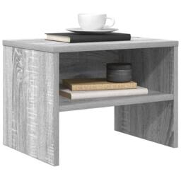 Berkfield Home Classic Bedside Cabinet Grey Sonoma 40x30x30 cm Engineered Wood - Size: 40 x 30 x 30 cm - thumbnail 4
