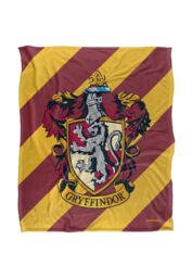 Warner Brothers Harry Potter Gryffindor Crest 4 Blanket 152 x 127 cm in White - thumbnail 1