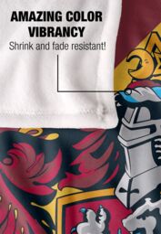 Warner Brothers Harry Potter Gryffindor Crest 4 Blanket 152 x 127 cm in White - thumbnail 4