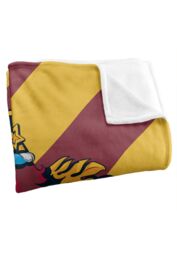 Warner Brothers Harry Potter Gryffindor Crest 4 Blanket 152 x 127 cm in White - thumbnail 3