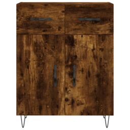 Berkfield Home Sideboard Smoked Oak 69.5x34x90 cm Engineered Wood in Brown - thumbnail 6