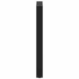 Berkfield Home Coffee Table Legs U-Shaped 2 pcs Black 50x(90-91) cm Steel - thumbnail 6