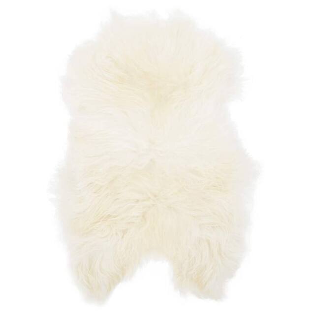 Berkfield Home Icelandic Sheepskin Chair Cover Cream 70x110 cm - image 1