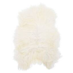 Berkfield Home Icelandic Sheepskin Chair Cover Cream 70x110 cm - thumbnail 6