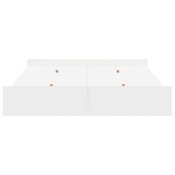 Berkfield Home Storage Bed Frame with Drawer White 135 x 190 cm Particle board - thumbnail 6