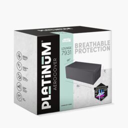 Ruma AeroCover Garden Bench Polyester Waterproof Breathable Cover W170xD100xH70cm in Dark Grey - Size: 1 Pack - thumbnail 3