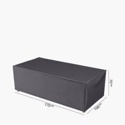 Ruma AeroCover Garden Bench Polyester Waterproof Breathable Cover W170xD100xH70cm in Dark Grey - Size: 1 Pack - thumbnail 6