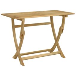 Berkfield Home 5 Piece Garden Dining Set Solid Wood Acacia in Brown - thumbnail 6