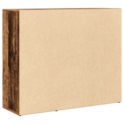 Berkfield Home Sideboard Old Wood 91x29.5x75 cm Engineered Wood in Brown - thumbnail 6