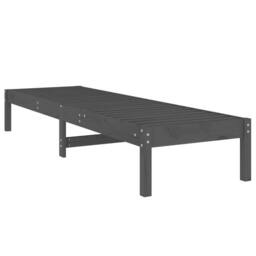 Berkfield Home Sun Loungers 2 pcs Grey 199.5x60x74 cm Solid Wood Pine - thumbnail 8