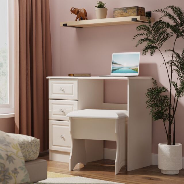 Ready Assembled 2 U Stratford 3 Drawer Vanity (Ready Assembled) in Taupe - image 1