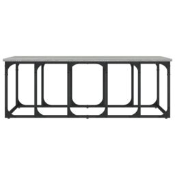 Berkfield Home Coffee Table Grey Sonoma 100x50x35.5 cm Engineered Wood - thumbnail 4