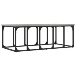 Berkfield Home Coffee Table Grey Sonoma 100x50x35.5 cm Engineered Wood - thumbnail 6
