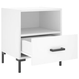 Berkfield Home Bedside Cabinets 2 pcs White 40x35x47.5 cm Engineered Wood - thumbnail 5