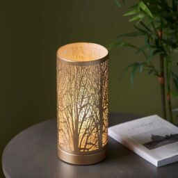 Pagazzi Mason Antique Brass Touch Table Lamp in Gold - thumbnail 2