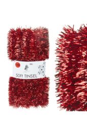 VFM e-Store Christmas Tinsel Decorations in Red - thumbnail 1