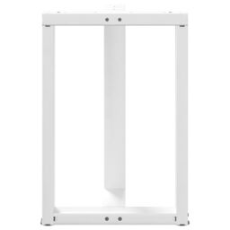 Berkfield Home Dining Table Legs T-Shaped¬†2 pcs White 60x35x(72-73) cm Steel - thumbnail 6