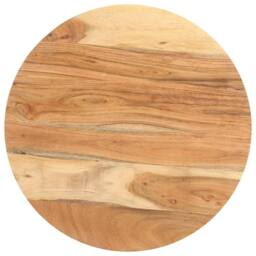 Berkfield Home Side Table 48x48x56 cm Solid Acacia Wood in Brown - Size: 48 x 48 x 56 cm - thumbnail 3