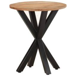 Berkfield Home Side Table 48x48x56 cm Solid Acacia Wood in Brown - Size: 48 x 48 x 56 cm - thumbnail 1