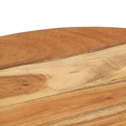 Berkfield Home Side Table 48x48x56 cm Solid Acacia Wood in Brown - Size: 48 x 48 x 56 cm - thumbnail 4