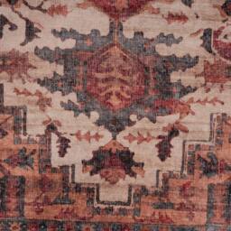 Kukoon Scarlet Distressed Soft Pile Living Room Area Rug Bedroom Floor Mat in Burgundy - Size: 160 cm x 230 cm - thumbnail 9