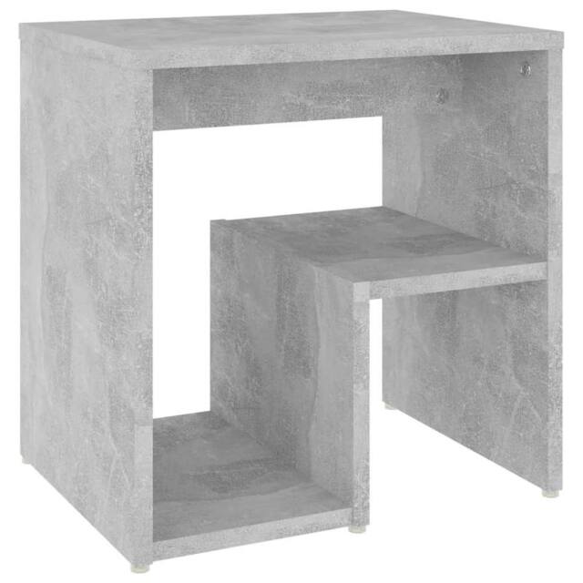 Berkfield Home Durable Bed Cabinets 2 pcs Concrete Grey 40x30x40 cm Engineered Wood - Size: 40 x 30 x 40 cm - image 1