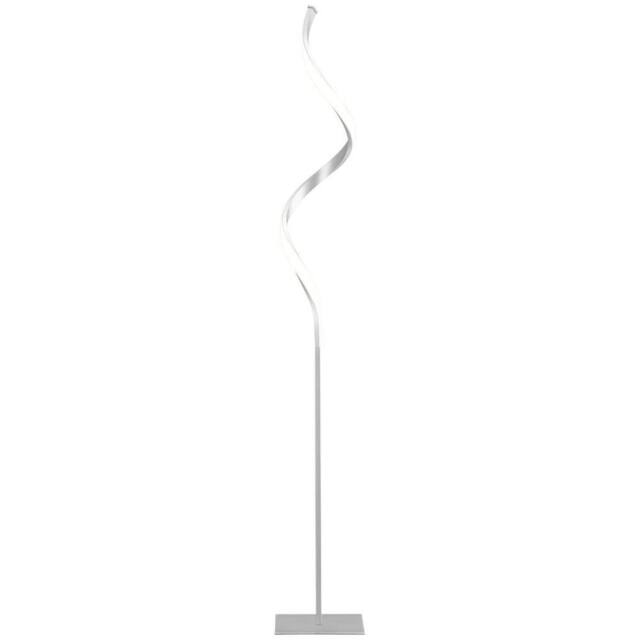 Kelvenix Modern Spiral Floor Lamp Dimmable Standing Lamp in Silver - image 1