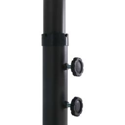 Berkfield Home Outdoor Parasol with Aluminium Pole 460x270 cm Black - thumbnail 7
