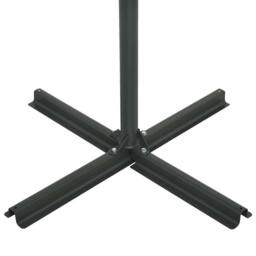Berkfield Home Outdoor Parasol with Aluminium Pole 460x270 cm Black - thumbnail 9