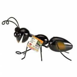 Marco Paul 15cm Black Metal Ant Wall Art for Garden - thumbnail 5