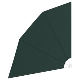 Berkfield Home Balcony Privacy Screen Folding Manual Dark green 210 x 210 cm Fabric - thumbnail 4