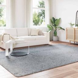 Berkfield Home Shaggy Rug High Pile NAVARRA Silver Grey 240x340 cm Polyester - Size: Medium - thumbnail 3
