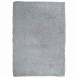 Berkfield Home Shaggy Rug High Pile NAVARRA Silver Grey 240x340 cm Polyester - Size: Medium - thumbnail 2