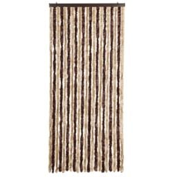 Berkfield Home Insect Curtain Beige & Light Brown 90x220 cm Chenille - thumbnail 3