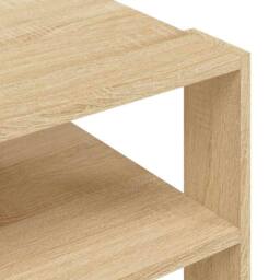 Berkfield Home Decorative Coffee Table Sonoma Oak 59.5x59.5x40 cm Engineered Wood in Light Tan - thumbnail 7