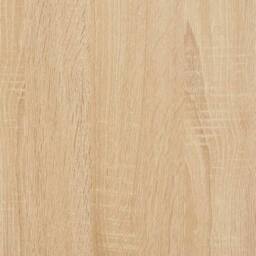Berkfield Home Decorative Coffee Table Sonoma Oak 59.5x59.5x40 cm Engineered Wood in Light Tan - thumbnail 8