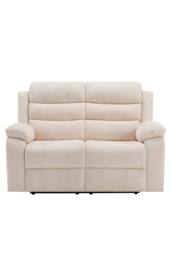 More4Homes Boston Manual Recliner Fabric 1+2 Seater Sofa Set in Beige - thumbnail 4