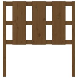 Berkfield Home Bed Headboard Honey Brown 95.5x4x100 cm Solid Wood Pine - thumbnail 4