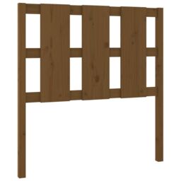 Berkfield Home Bed Headboard Honey Brown 95.5x4x100 cm Solid Wood Pine - thumbnail 2