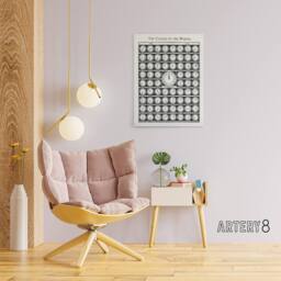 "Artery8 The Clocks of the World from Medicology 1910 Canvas Wall Art in White - Size: W18"" x H24""" - thumbnail 3