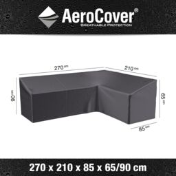 Ruma AeroCover Left L-Shape Sofa Garden Furniture Cover W270xD210xH90cm in Dark Grey - Size: 1 Pack - thumbnail 2