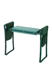 Living and Home Folding Garden Kneeling Stool with 2 Detachable Tool Bags in Green - thumbnail 6