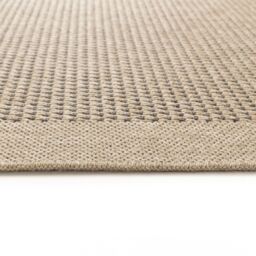 Livabliss Mirage-Cottage Tan Black Fringe Jute-Look In- & Outdoor Rug in Beige - Size: 120 cm x 170 cm - thumbnail 7