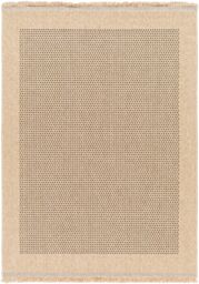 Livabliss Mirage-Cottage Tan Black Fringe Jute-Look In- & Outdoor Rug in Beige - Size: 120 cm x 170 cm - thumbnail 2