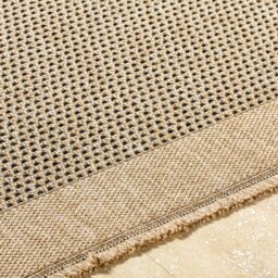 Livabliss Mirage-Cottage Tan Black Fringe Jute-Look In- & Outdoor Rug in Beige - Size: 120 cm x 170 cm - thumbnail 3